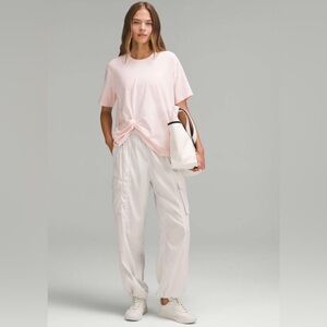 Lululemon Twist Front T-Shirt Light Pink XL